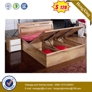 Cheap Price Wooden Furniture Bed Living Bedroom Set With Storage
