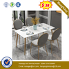 Small Size MDF Veneer Apartment Furniture Dining Table 