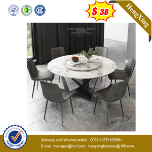 Wooden Furniture Dining Set Home Table Modern Dining Tables with steel leg