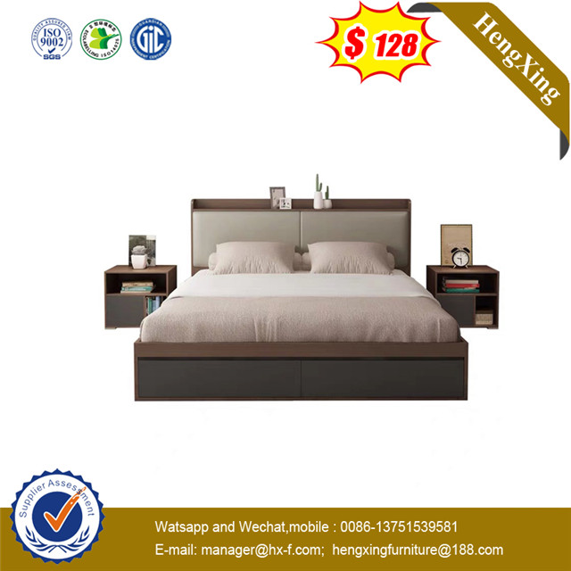 economic price Good Carton Box Packing New Design MDF wooden bed