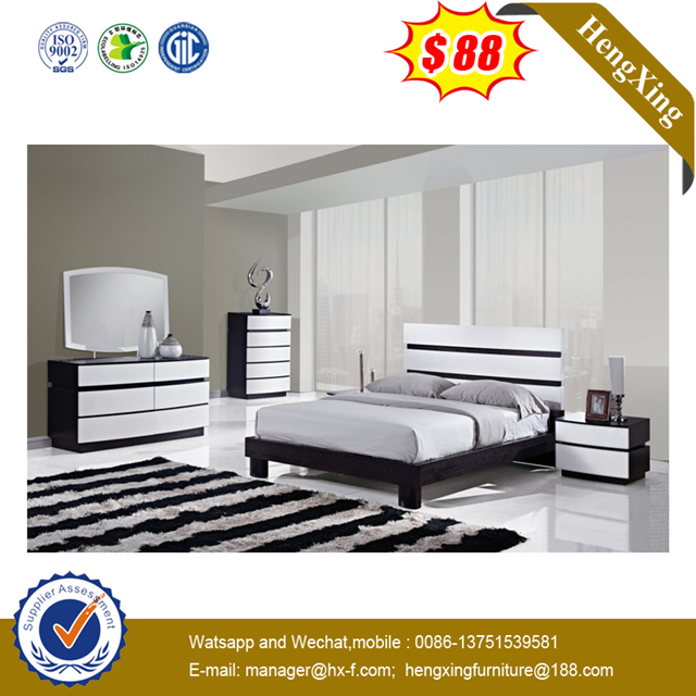 Factory modern hotel furniture wooden bedroom bed