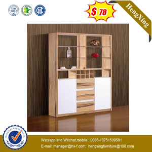Chinese Wooden Home Hotel Furniture High Cabinet Kitchen Storage Cupboard