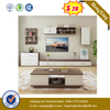 Foshan Home Hotel Furniture TV Unit Cabinet Coffee Table New Style TV Stand