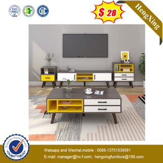 Modern Living Room Furniture Coffee Table with TV Stand Storage Cabinet