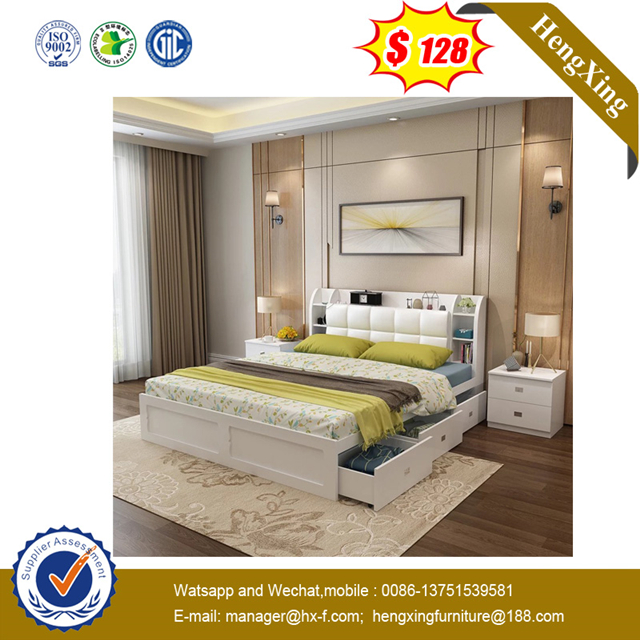Chinese Kids Childern Wooden Home Furniture Storage cabinets Sofa Bunk Wall Bedroom double Beds