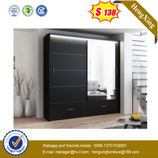 High Quality Wardrobe Closets Designs Modern Home Wide Wardrobe Closet with Doors And Mirror