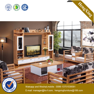 Factory Price Modern Nordic Style Fashion Wooden TV Cabinet Coffee Table Set