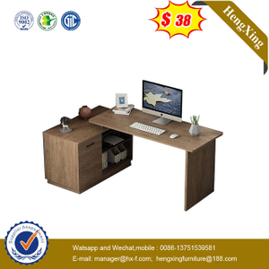 Modern L Shape Wooden study table dresser School Office Executive Laptop Standing Desk