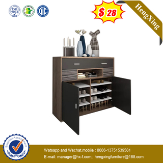 High Quality Classic Style Customized Color Wooden Shoe Storage Rack Cabinets