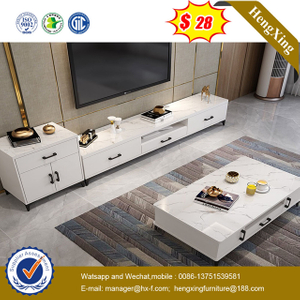 white Modern wooden Living Room Furniture set Wooden TV Stand side cabinets Coffee Tables