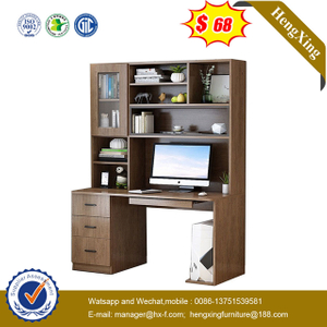 modern office home furniture liivng room study table computer desk with bookcase