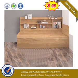 Modern School Melamine Bedroom Furniture wood Laminated cabinets Children kids Bed