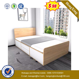 Factory Wholesale Wooden Modern Design Bedroom Children Furniture Kids Bunk Single Bed Set