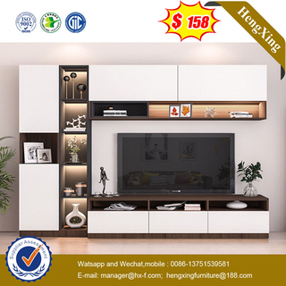 Modern Wooden Livingroom Furniture Set Wall Unit TV Cabinet TV Stand Coffee Table Bookcase 