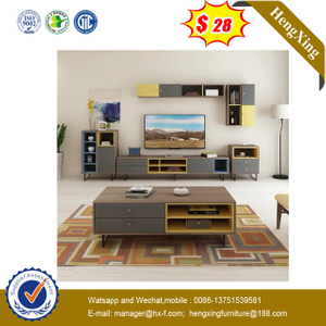 Good Quality Melamine Green Wooden TV Stands Furniture Side Table Set livingroom cabinets