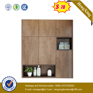 Modern Wooden Almirah Full Wall Melamine Bedroom close cabinets Wardrobe Design